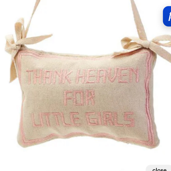 Two's Company Thank Heaven Embroidered Pillow Hanging Décor – Smyth Jewelers