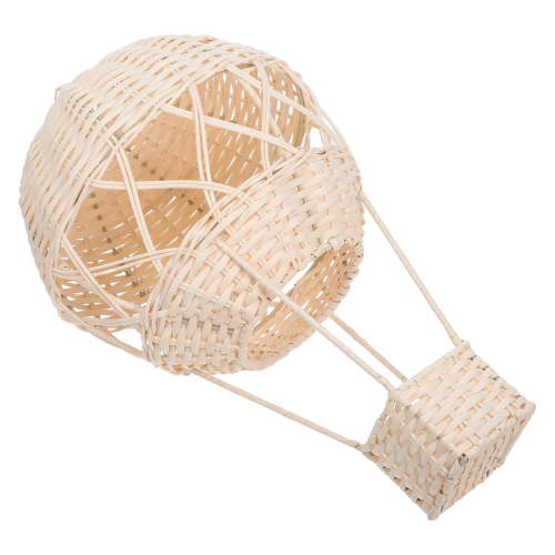Valentines Day Decorations Rattan Hot Air Balloon