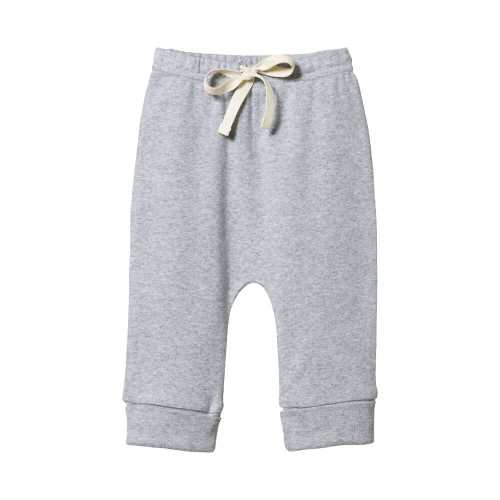Cotton Drawstring Pants - Grey Marl – August + Willow