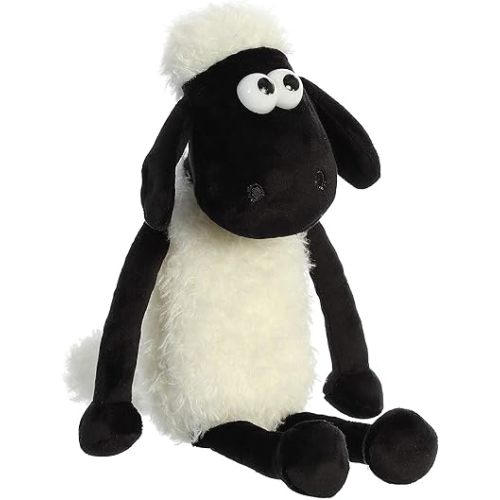 Aurora® Playful Shaun The Sheep® Stuffed Animal - Endless Fun - Farmyard Exploration - White 11 Inches
