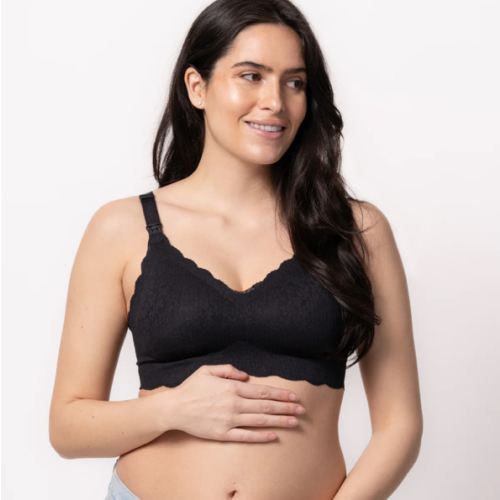 Ebony Lace Nursing Bra