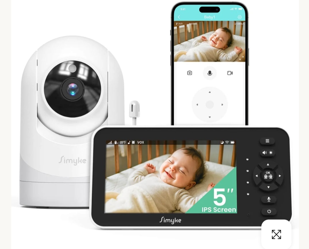 E50P 5" PTZ Baby Monitor | Simyke