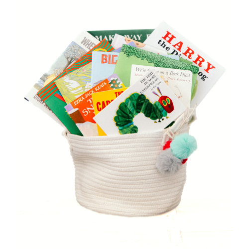 Baby Books Gift Basket - Bookworm-To-Be