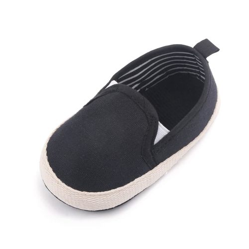 Clowora Unsex Baby Boys Girls Canvas First Walkers Shoes,Infant Non Slip Soft Sole Toddler Flat Lazy Loafers Sneaker