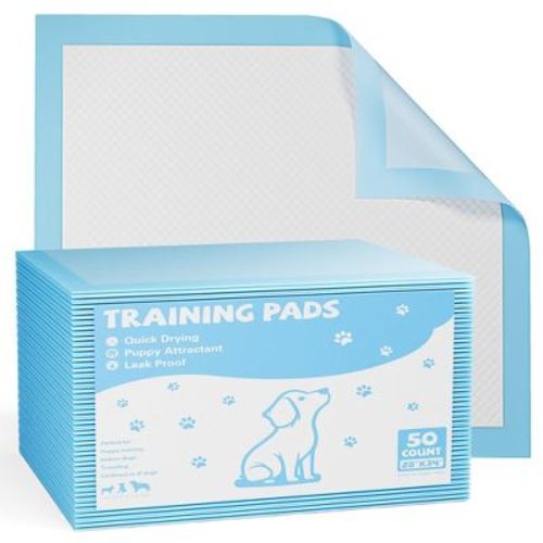 Sweetcrispy 28x34 Disposable Puppy Pee Pads: Leak-Proof, Super Absorbent, Quick Drying - Perfect for Pet Training - 40P