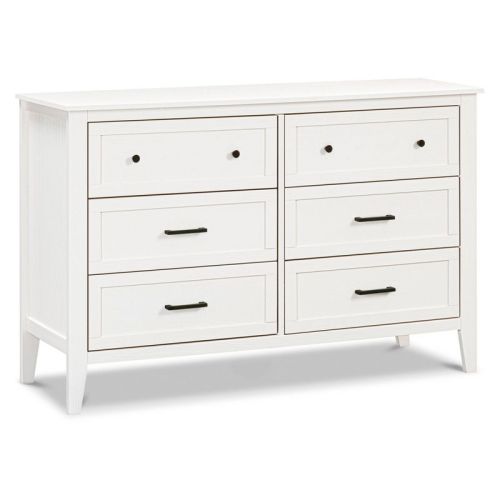 DaVinci Sawyer Farmhouse 6-Drawer Dresser, Color: Heirloom White