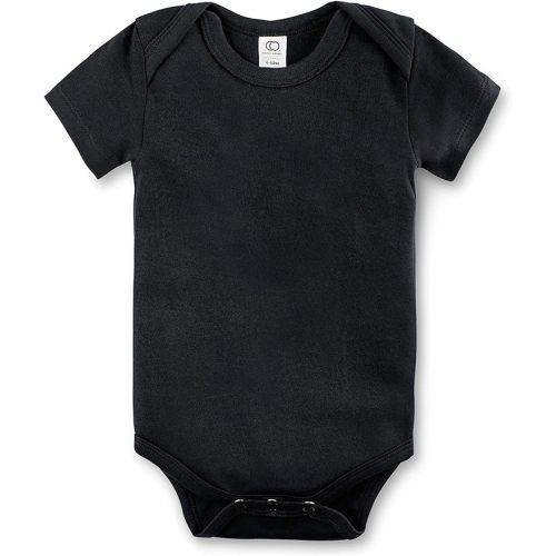 Colored Organics Unisex Newborn Organic Cotton Bodysuit - Short Sleeve Infant One Piece - Baby Boy and Girl Clothing