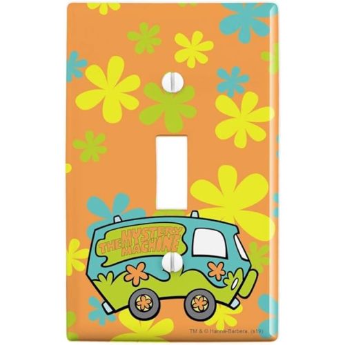 Scooby-Doo The Mystery Machine Plastic Wall Decor Toggle Light Switch Plate Cover