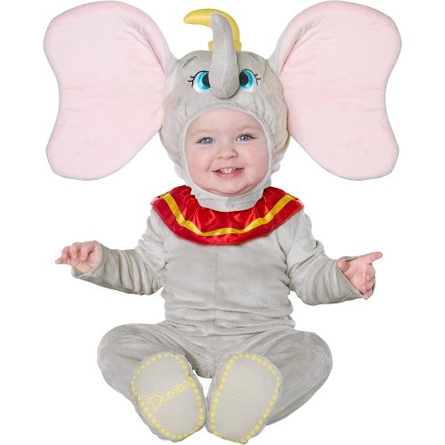 Spirit Halloween Disney Baby Dumbo Jumpsuit Costume | Officially Licensed | Easy Costume | Baby Halloween Costumes