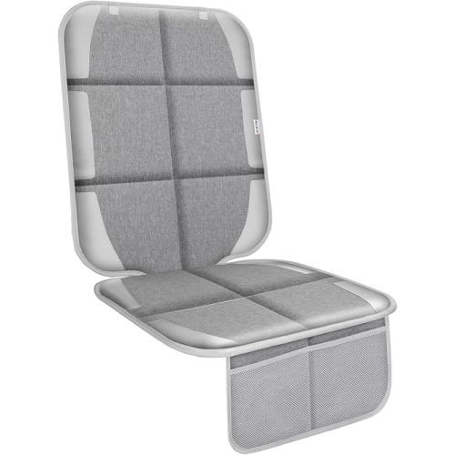 Meolsaek Car Seat Protector, Non-Slip Backing Will Not Leave Imprint, Waterproof Thicker Car Seat Cover for SUV, Sedan, Truck, Leather Seat Protector (Gray 1pc)