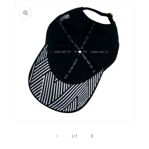 Between the Lines - Black – Vivee Hat Co