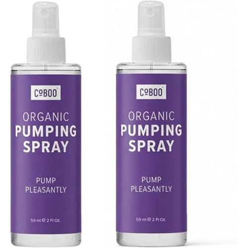 CoBoo The Original Pumping Spray, Organic Breast Pump Lubricant (Pack of 2)