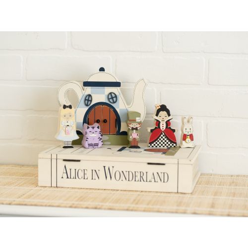 Wood Storybook Set - Alice in Wonderland