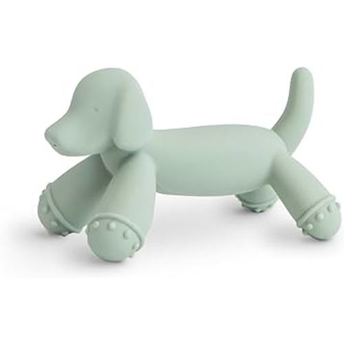 mushie Silicone Baby Teether Toy | Dog Figurine Teether