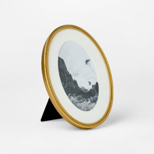 Twisted Metal Oval Picture Frame - Threshold™ designed with Studio McGee