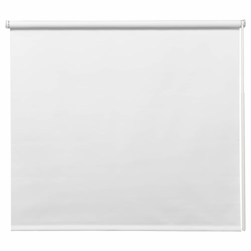 FRIDANS Black-out roller blind - white 38x76 ¾ "