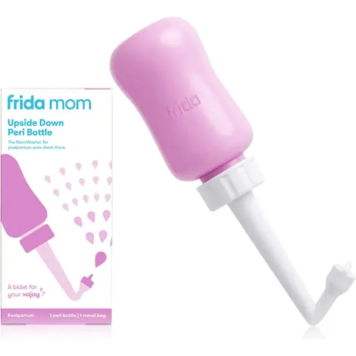 Frida Mom Upside Down Peri Bottle for Postpartum Care The Original Fridababy MomWasher for Perineal Recovery and Cleansing After Birth