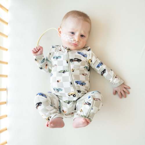 Zippered Romper in Fast and Fierce
