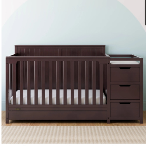 Graco Hadley 5-in-1 Convertible Crib and Changer