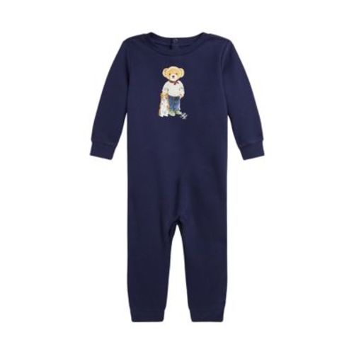 Baby Boys Polo Bear Fleece Coverall