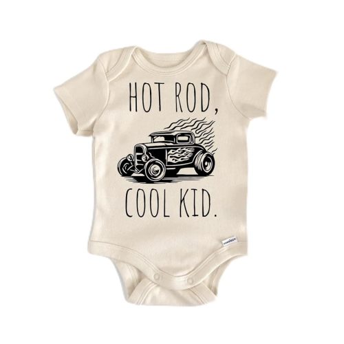 Hot Rod Muscle Car - Baby Boy Girl Clothes Infant Bodysuit Funny Cute Newborn