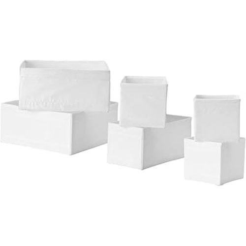 Ikea Skubb Storage Box,drawer Organizer,multiuse SET OF 18, White