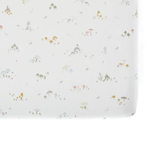 Mini Mushroom Crib Sheet
