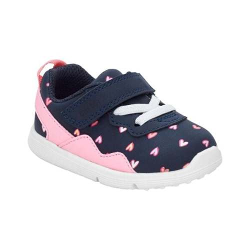 Every Step® First Walker Heart Athletic Sneakers - Navy - Carter's | Carter's