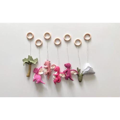Dragon baby gym hanging toys