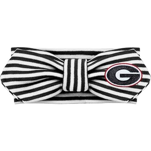 Georgia Bulldogs Striped Hair Knot