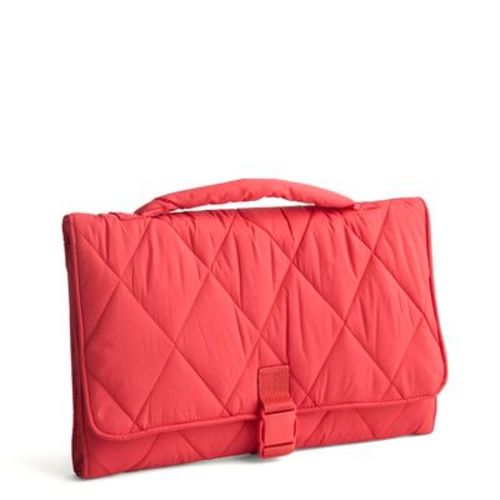 Vera Bradley Women's Featherweight Welland Baby Changing Pad Clutch Cayenne