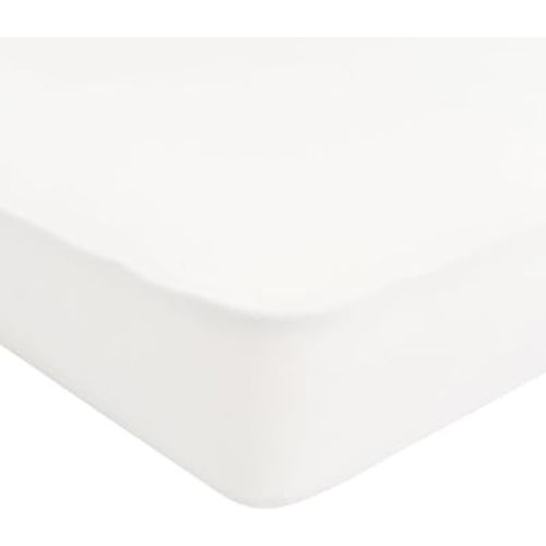 Kyte Baby Bamboo Crib Sheet, White/Cloud