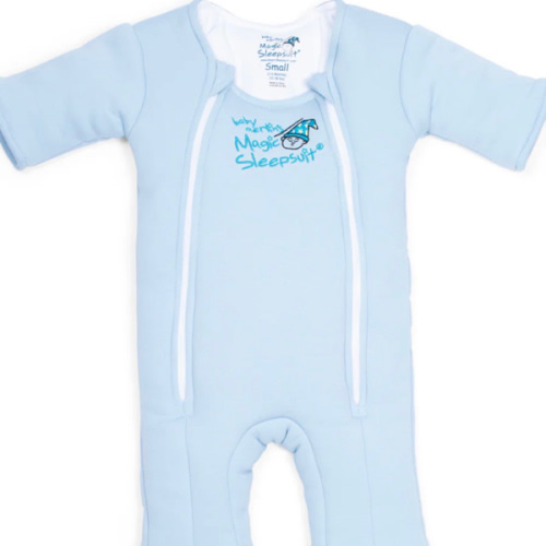 Blue Baby Merlin’s Magic Sleepsuit – 100% Cotton for Better Baby Sleep