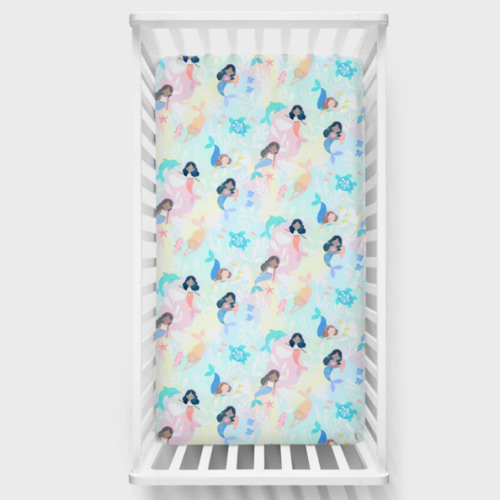 Mystic Mermaids Fitted Crib Sheet – Little Sleepies