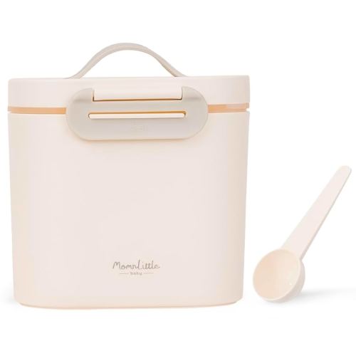 MomnLittle Baby Formula Dispenser Container 8.8oz 6.1oz Portable Formula Dispenser Container with Scoop and Carry Handle for Travel Outdoor Activities for Baby Infant