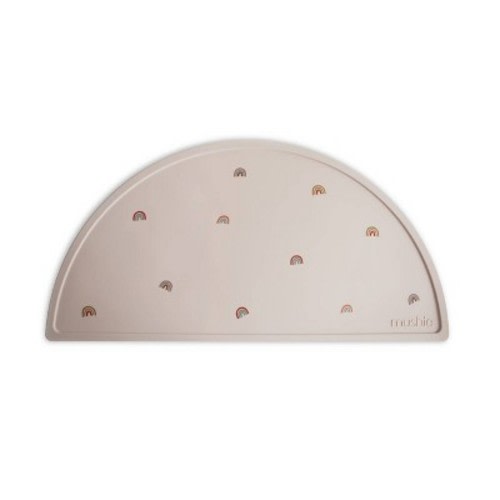 Mushie Silicone Table Mat (Color: Rainbows)