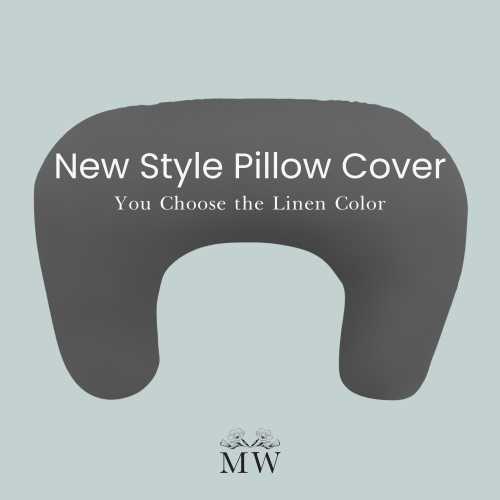 New Nursing Pillow Cover Style, Nursing Pillow for Boys, Newborn Pillow Cover Linen Baby Bedding, Breastfeeding Support Pillow Cover