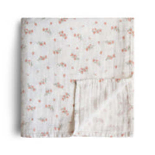 Organic Cotton Mushie Baby Muslin Swaddle Blanket