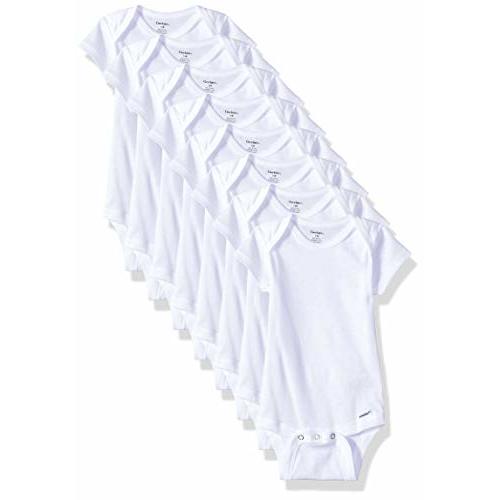 Gerber unisex-baby 8-pack Short Sleeve Onesies Bodysuits