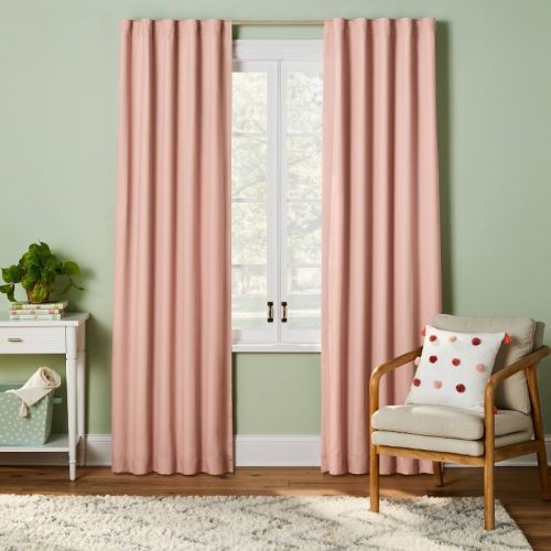 Blackout Twill Solid Kids' Panel - Pillowfort™, Color: Pink, Size: 84"