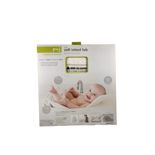 Puj Foldable Baby Bathtub, White