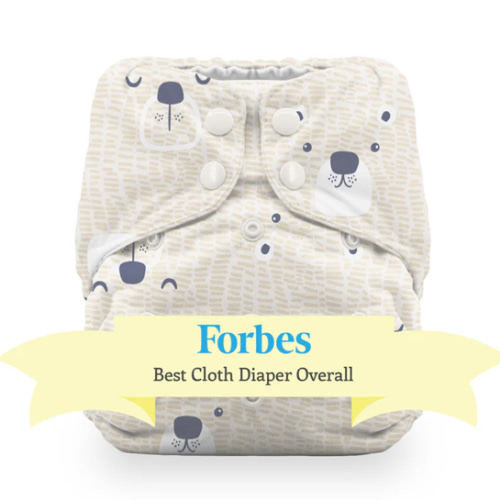 Best Rated All in One Cloth Diaper | Natural Cotton + Hemp | One Size