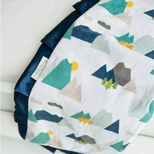 Mountain Tops Blanket | Minky Couture