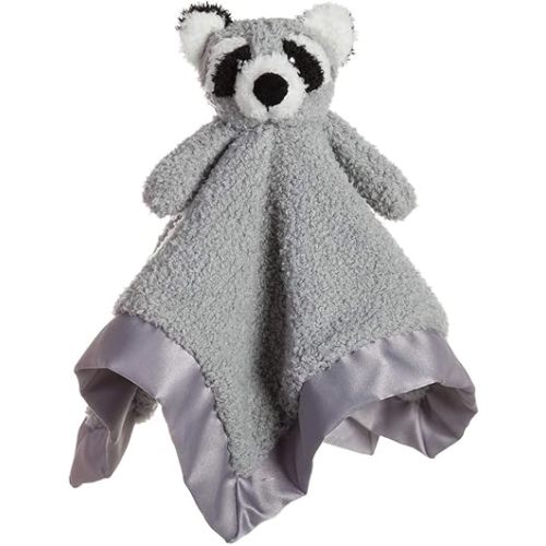 Apricot Lamb Stuffed Animals Raccoon Security Blanket Infant Nursery Character Blanket Luxury Snuggler Plush Baby Lovey(Raccoon)
