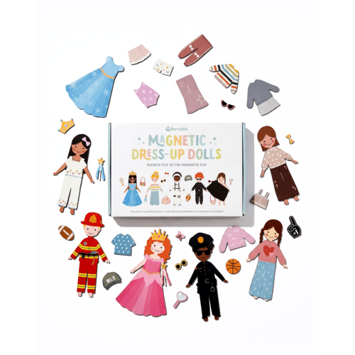 Magnetic Dress-Up Dolls Play Set