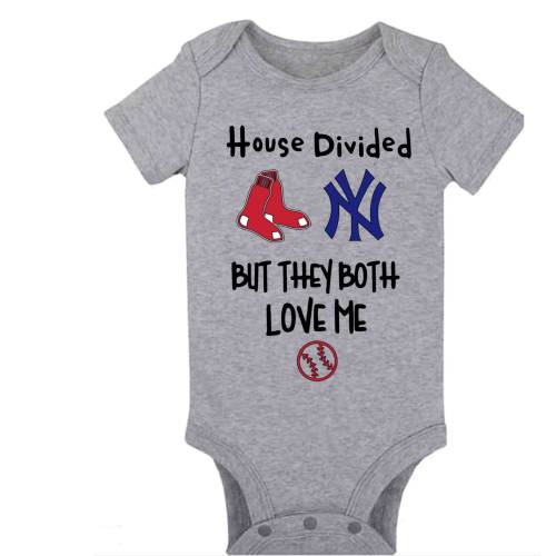 House Divided Babysuit Yankees Red Sox