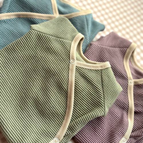 Organic waffle wrap romper, newborn coming home outfit for girl or boy, gender neutral hospital outfit, first outfit for baby boy