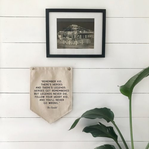 Sandlot Quote Flag, Nursery Wall Decor, Wall Art Pennant Banner, Kids Room Decor, Boys Baseball Bedroom Decor