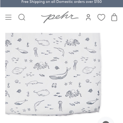 Organic Cotton Crib Sheet