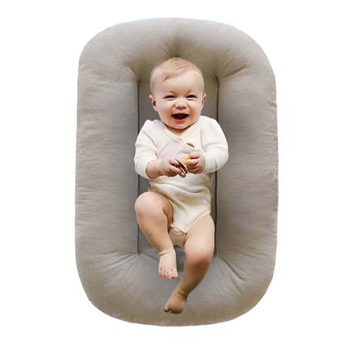 Baby Lounger Pillow for Infants Babies 0 12 Months Lounger for Baby Soft Cotton Breathable Infant Floor Seats & Loungers for Newborn Gifts